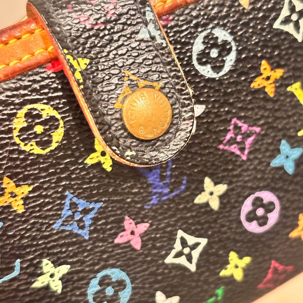 Louis Vuitton Takashi Murakami Monogram Portefeuille Viennois Kisslock Wallet - Picture 14 of 16
